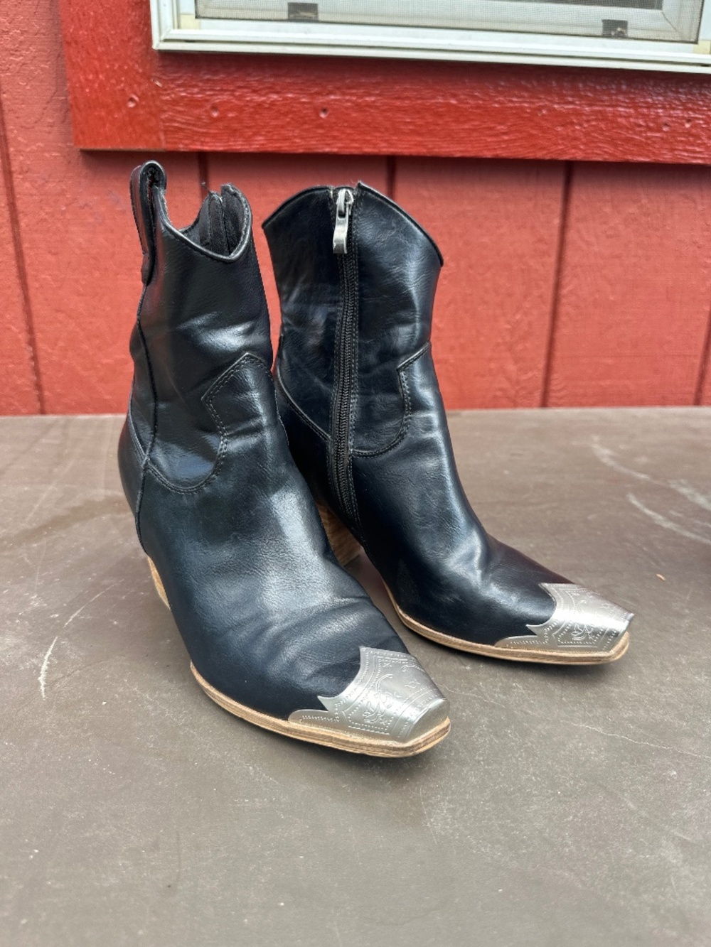 Western ankle boots